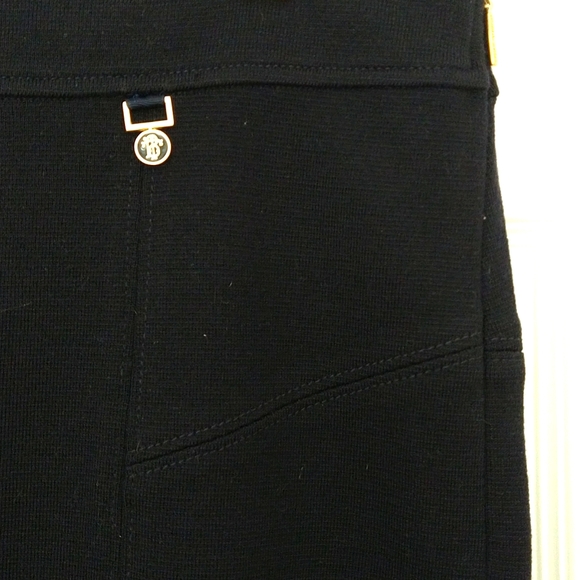 TORY BURCH NAVY BLUE KNIT PENCIL MINI SKIRT - Picture 4 of 7